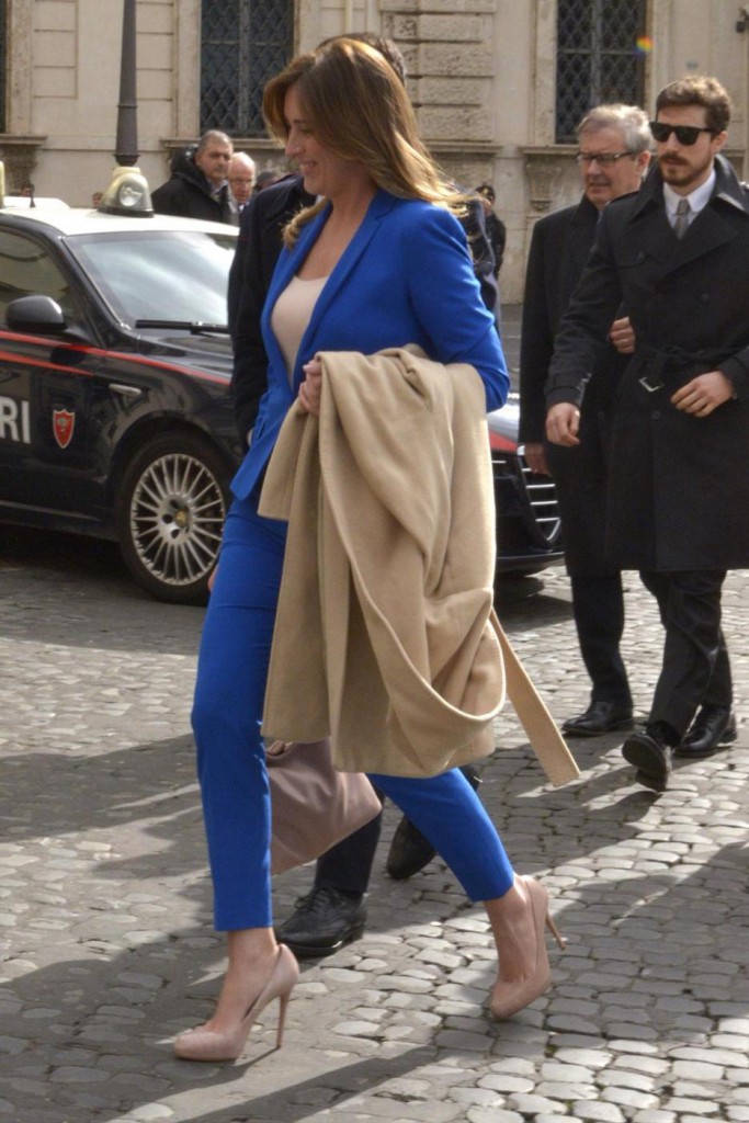 Arrivo dei nuovi Ministri al Quirinale per il giuramento.